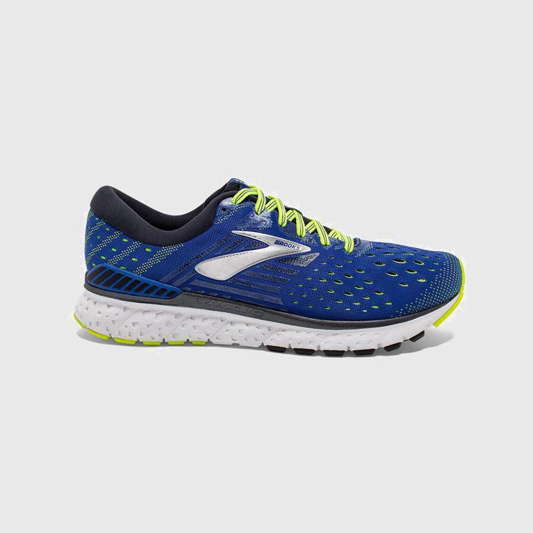 Brooks Transcend 6 Israel - Men's Road Running Shoes - Blue (27613-EAWO)